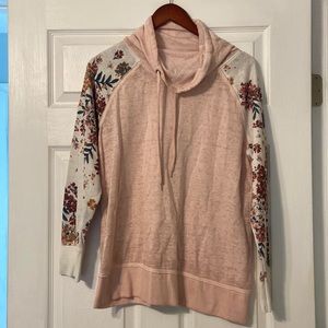 Pink and Floral Sweater 🌸